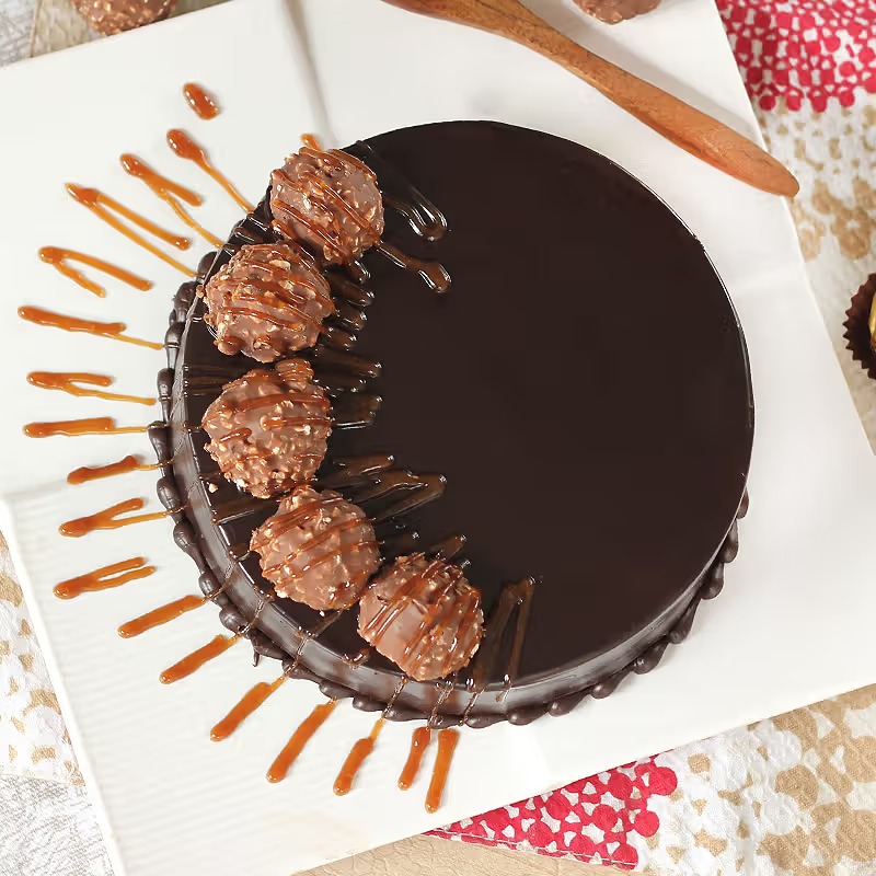Choco-Ferrero Delight Cake
